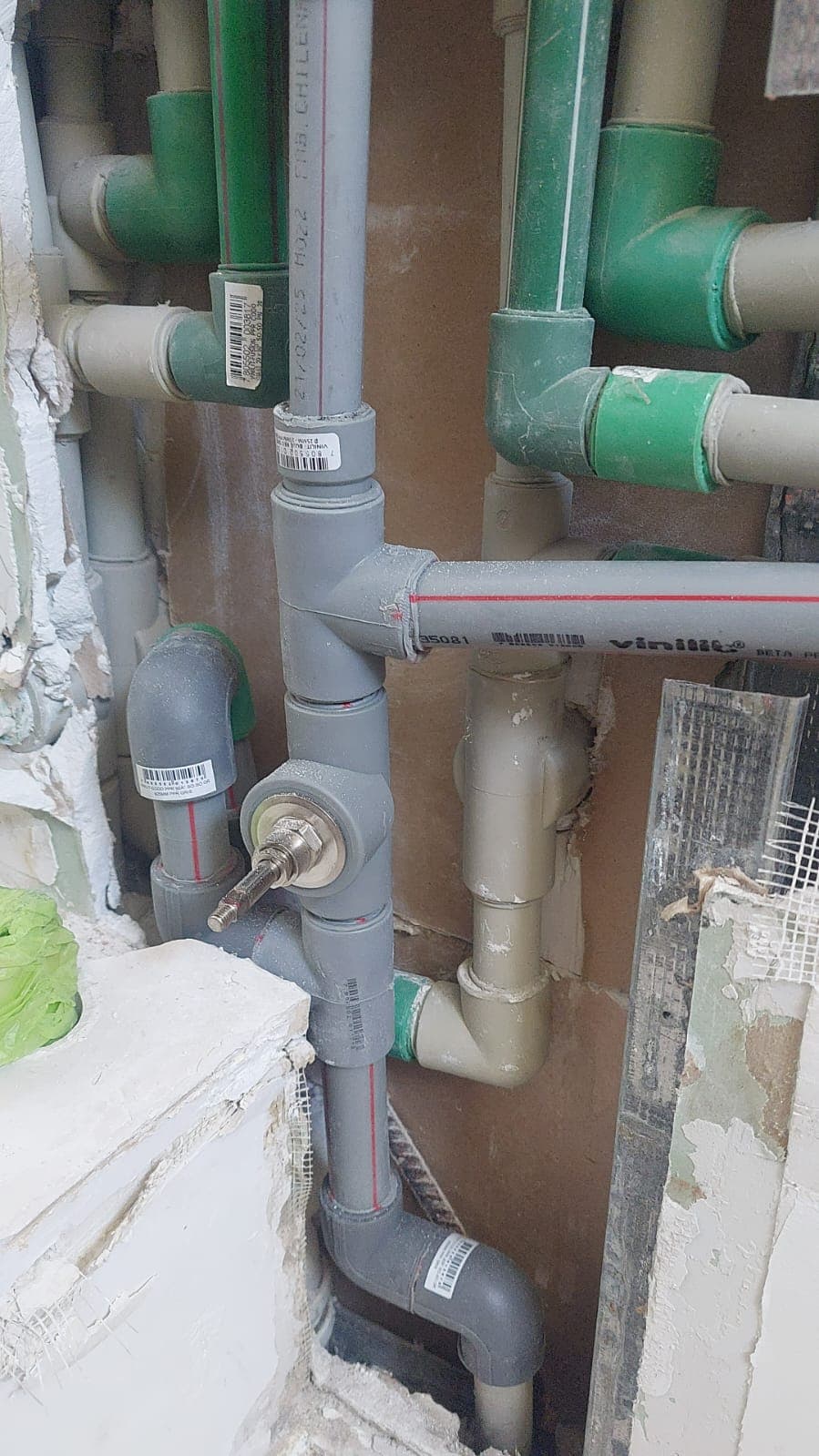 Instalación de cañerías